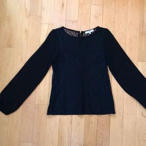 Axara Paris sheer lace top